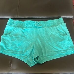 Women's Teal Casual Shorts
